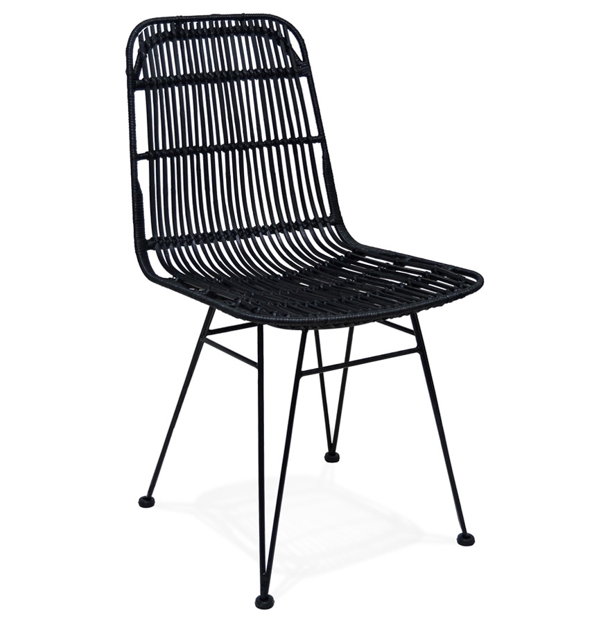 Silla Alterego PANAMA color montura negro asiento negro
