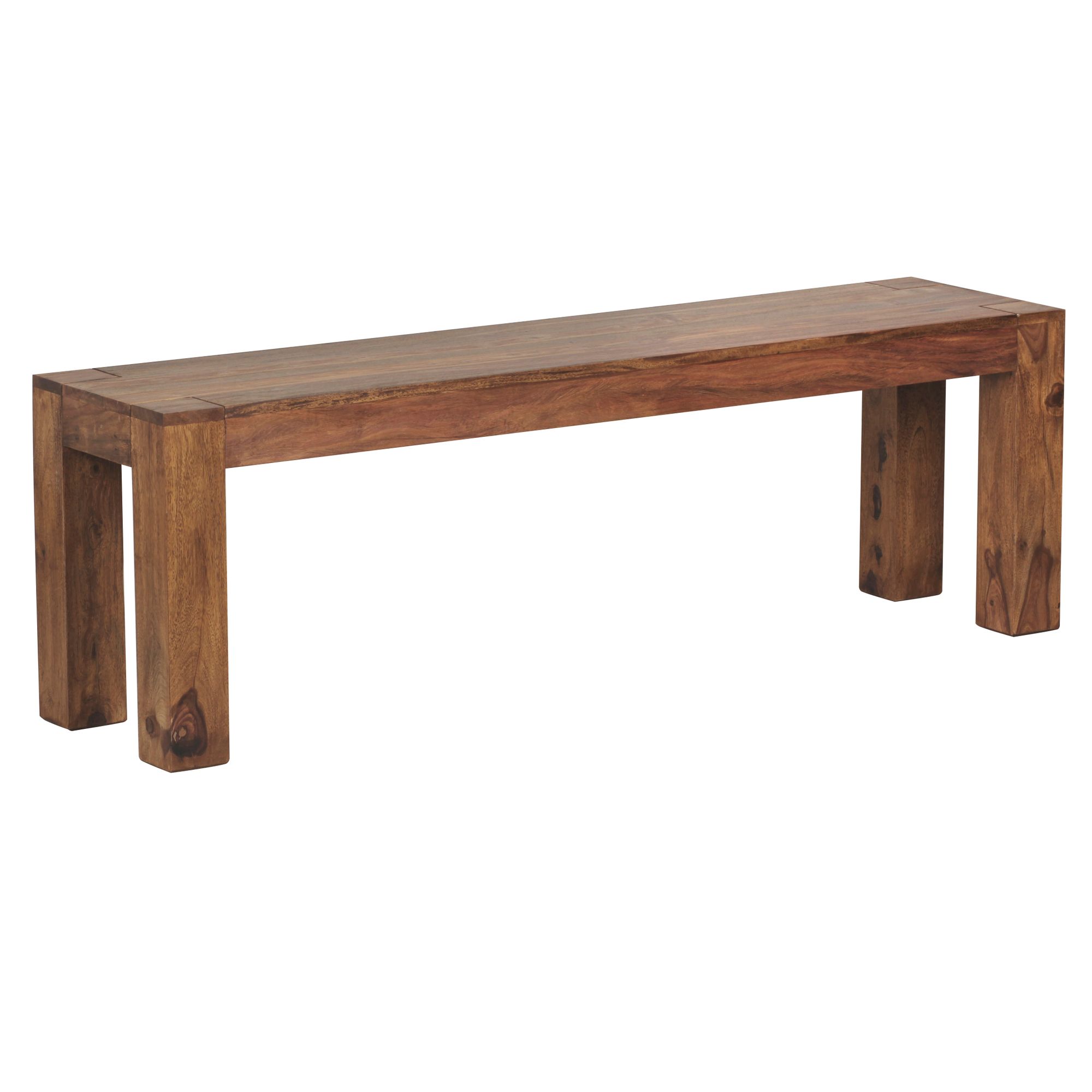 Banco de comedor mumbai madera maciza sheesham 140 x 45 x 35 cm banco de madera producto natural banco de cocina de estilo rústico