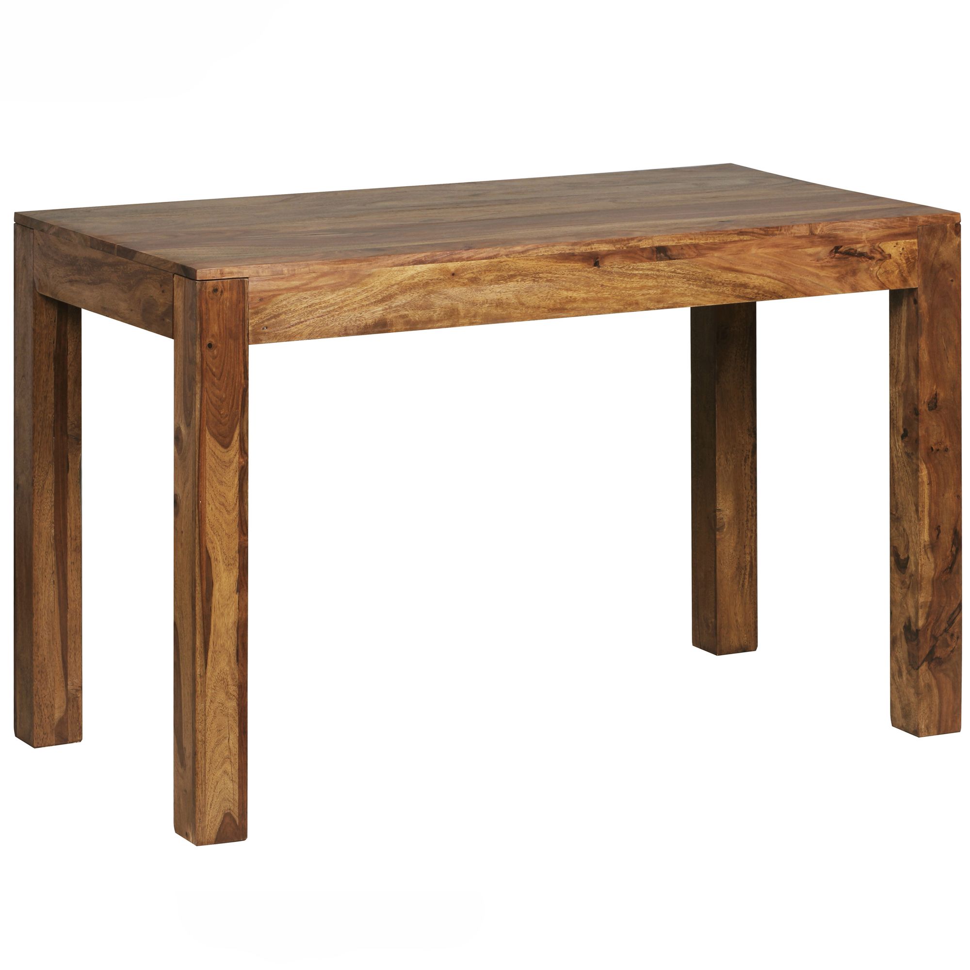Mesa de comedor MUMBAI Madera maciza Sheesham Marrón oscuro 120 x 60 cm | 4 patas