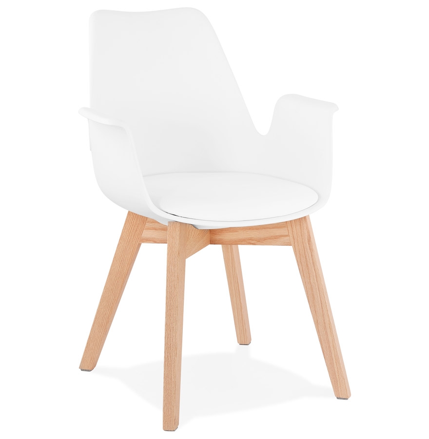 Alterego Sillón MISTRAL Color de la montura Naturaleza Asiento Blanco