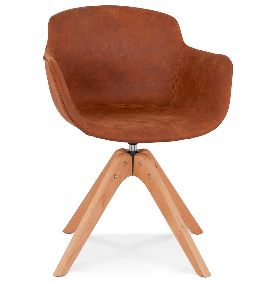 Alterego Sillón MARTIN Color de la montura Naturaleza Asiento Marrón