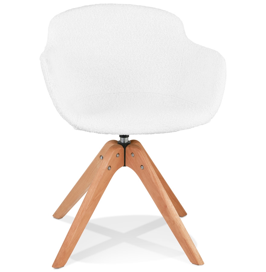 Alterego Sillón DESMA Color de la montura Naturaleza Asiento Blanco